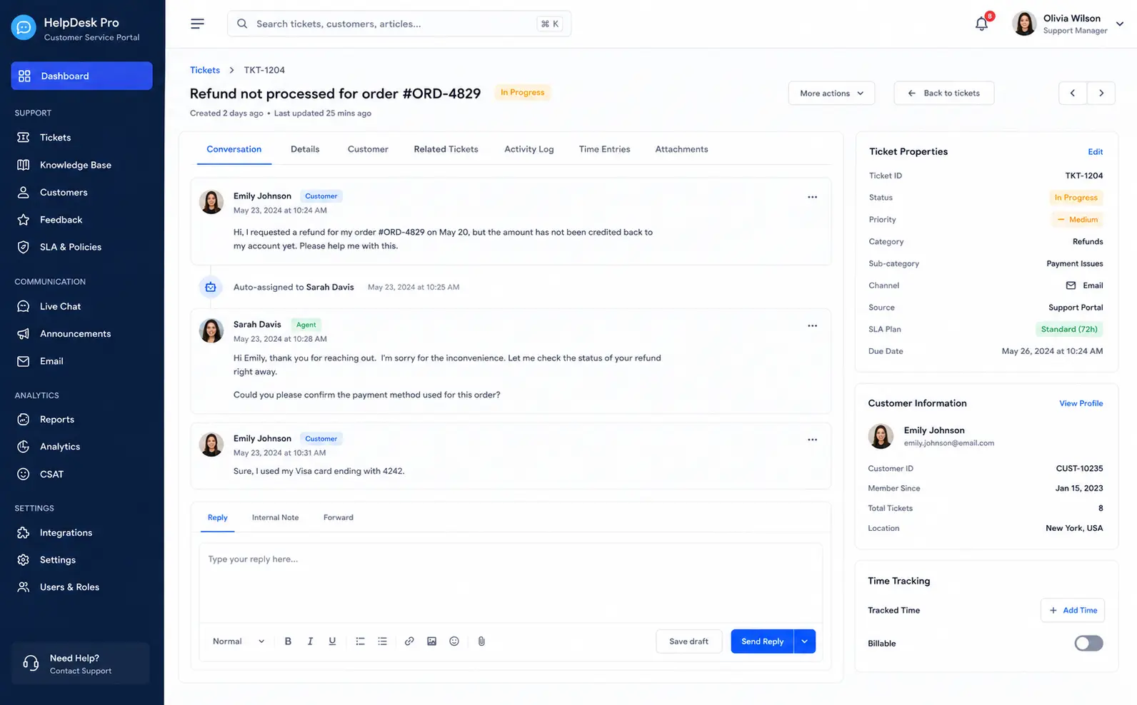 Customer Service Portal concept visual two