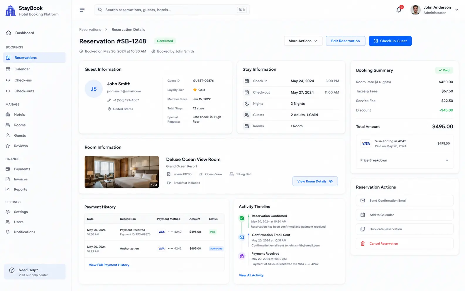 Hotel Booking Platform concept visual two
